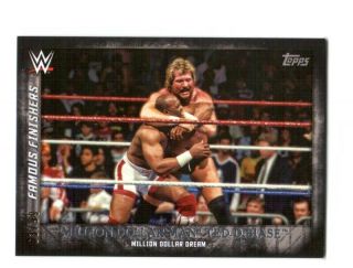 Wwe Ted Dibiase Ff - 13 2015 Topps Undisputed Black Parallel Card Sn 63 Of 99
