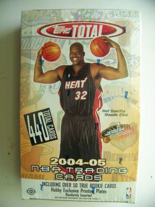 2004 - 05 Topps Total Basketball Hobby Box Factory 36 Packs Of 10 Cards