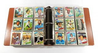 1980 Topps Baseball Set In Binder (726) Henderson Rc Ryan Ozzie Smith