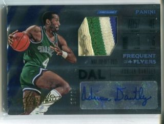 2015 - 16 Panini Absolute Adrian Dantley Frequent Flyers Auto Patch 18/25 3col