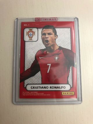 2017 - 18 Panini Select Soccer Kaboom Cristiano Ronaldo Case Hit SSP Portugal 2