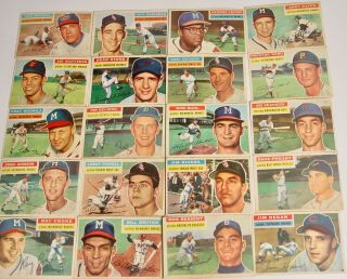 Topps 1956 Series Baseball Cards - Pack Of 20 - Gpk