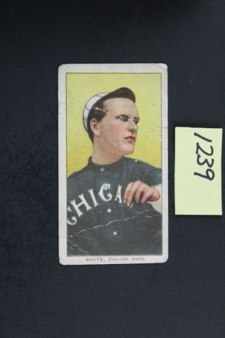 1909 - 10 T - 206 Piedmont 350 - 460 Guy Doc White Chicago White Sox (1239