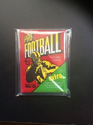 1971 Topps Football Wax Pack - Color