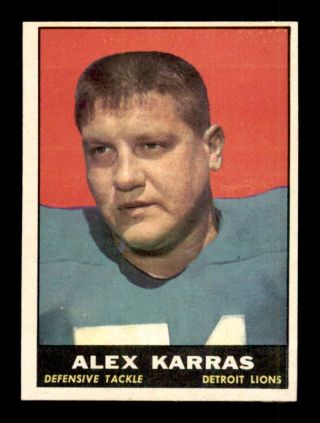 1961 Topps 35 Alex Karras Exmt X1615814