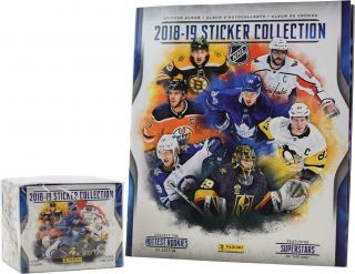 2018/19 Panini 50 Pack Sticker Box W/ Album