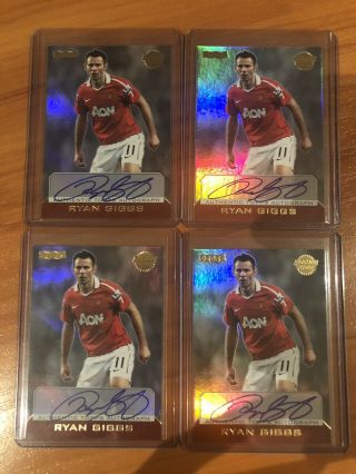 2003 Topps Premier Gold Ryan Giggs Auto Autograph Legends Manchester United