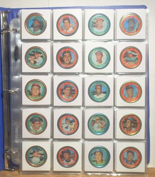 1971 Topps Baseball Complete 153 Coin Set Clemente Aaron Jackson Mays Rose Bench