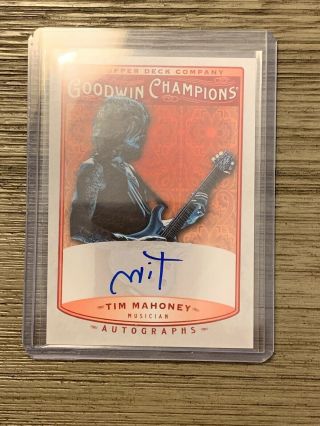 2019 Goodwin Champions [ Tim Mahoney ] Auto Autographs Musician 311 Band Sp