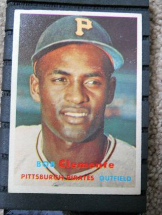 1957 Topps 76 Bob Clemente Hof Pittsburgh Pirates Grade