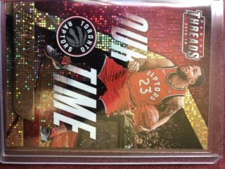 Rare 1 Of 10 Fred Vanvleet Our Time Dazzle Panini Thread Card