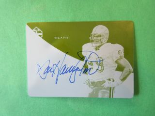2016 Limited Dan Hampton Printing Plate Yellow On Card Auto Card 1/1 One Of One