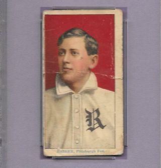 T213 COUPON CY BARGER PITTSBURGH 1914 BASEBALL CARD TYPE 2 T206 IMAGE PSA 1 POOR 2