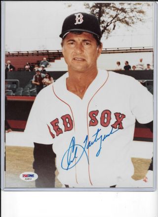 Carl Yastrzemski Auto Autograph 8 X 10 Photo Psa Dna Cert Red Sox