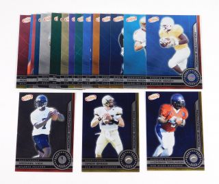 2001 Pacific Prism Atomic Rookie Reaction Football Set (20) Brees