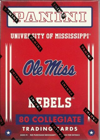 2016 Panini Univ.  Of Ms Ole Miss Rebels Multi - Sport Blaster Box Trading Cards