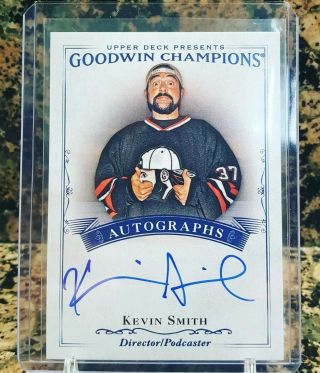 2016 Upper Deck Goodwin Champions Kevin Smith On - Card Autograph