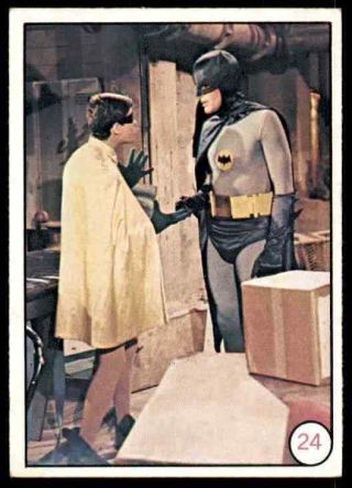 1966 Topps Batman Color Photo Batt Laffs Batman And Robin 24 Ex Otg1