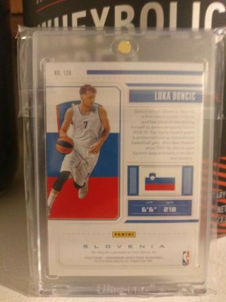 2018 - 19 Contenders Draft Picks Luka Doncic Rookie Auto 2