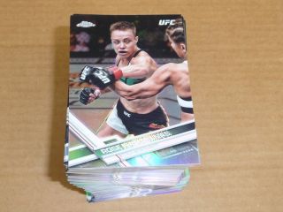 2017 Topps Ufc Chrome Complete Refractor Parallel Set 100 Cards Conor Mcgregor