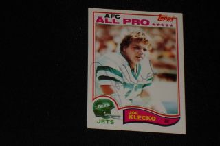 Joe Klecko 1982 Topps Signed Autographed Card 171 York Jets