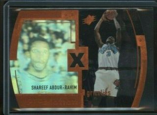 1997 - 98 Spx Promotion Pm4 Shareef Abdur - Rahim