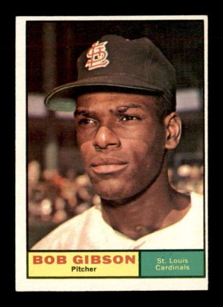 1961 Topps 211 Bob Gibson Ex,  X1704359