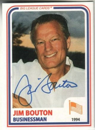Jim Bouton Autographed 1994 Big League Card Yankee Great / Ball Four