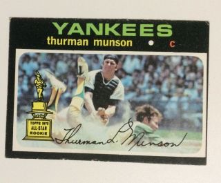1971 Topps 5 Thurman Munson Baseball Card - Ny Yankees -