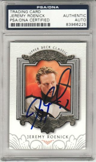 Jeremy Roenick Signed Auto 2003 - 04 Upper Deck Classic Psa/dna Authenticated