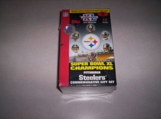 Topps Pittsburgh Steelers 40th Anniversary Bowl Xl Commemorative Gift Set