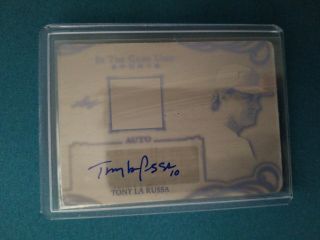 1/1 Tony La Russa 2019 Leaf In The Game Sports - Black Printing Plate