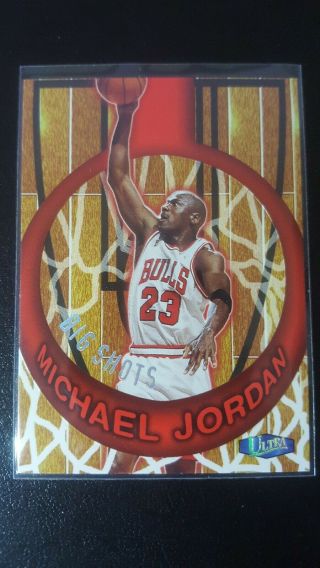 1997 - 98 Fleer Ultra Big Shots Card 1 Michael Jordan - Vintage Bulls