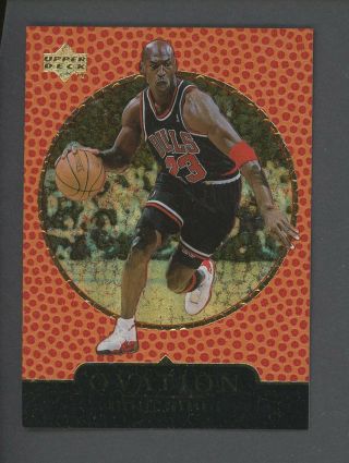 1998 - 99 Upper Deck Ovation Gold 7 Michael Jordan Chicago Bulls Hof /1000