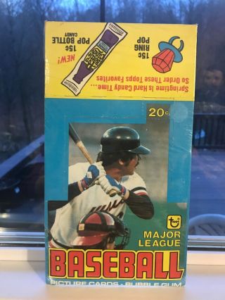 1979 Topps Baseball Card Empty Display Box 20 Cent