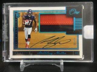 2018 Panini One Rookie Rpa Autograph Anthony Miller 2 Color Rpa /99