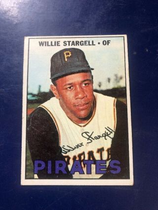 1967 Topps 140 Willie Stargell Hof Pittsburgh Pirates