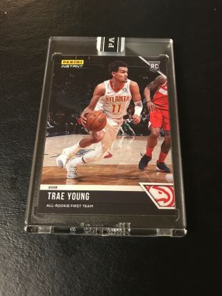 Trae Young 2018 - 19 Panini All Rookie First Team Black 1/1