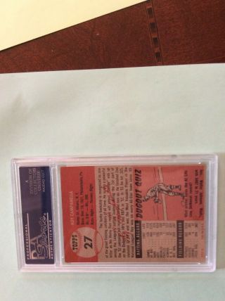 1953 Topps Baseball Card - 27 Roy Campanella PSA 2,  Good 2