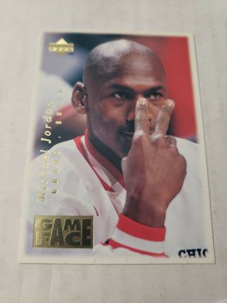 1996 - 1997 Upper Deck Game Face Gf2 - Michael Jordan