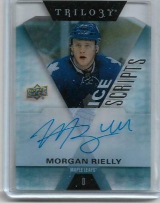 2016 - 17 Ud Trilogy Ice Scripts Auto Morgan Rielly
