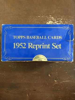 1952 Topps Baseball Reprint Set - Completed Set.