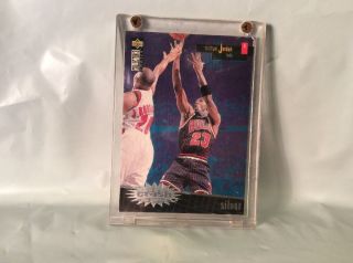 1996 You Crash The Game Silver Michael Jordan Basketball Card Upper Deck