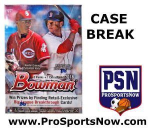 Minnesota Twins Min Topps 2018 Bowman Baseball Blaster 16 Box 1/2 Case Break 4