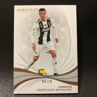 Cristiano Ronaldo 2018 - 19 Immaculate Gold Parallel 04/10