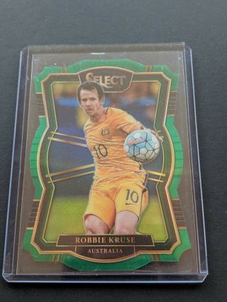 2017 - 18 Panini Select Soccer 102 Australia Robbie Kruse Emerald Green 1/5 1/1