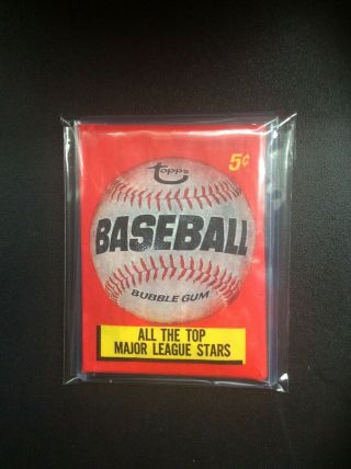 1966 Topps Baseball 5 Cent Wax Pack -