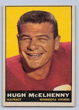 1961 Hugh Mcelhenny - Topps Football Card - 79 - Minnesota Vikings