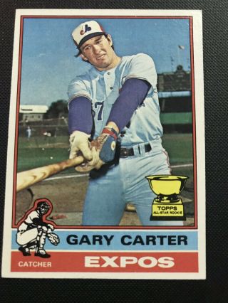 1976 Topps Gary Carter 441 Rookie Rc Expos Baseball Card - Pack Fresh Nrmt,