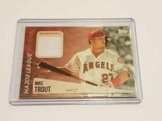 2019 Topps Mike Trout Game Jersey W/ Stitching - Sweet Card -